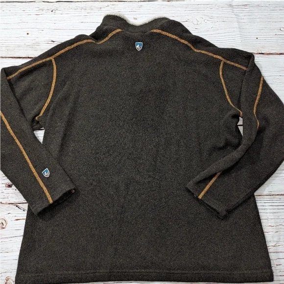 Kuhl Alfpaca Pullover Fleece 1/4 Zip M - Picture 3 of 5
